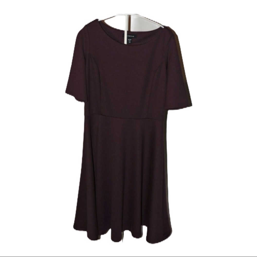 Lands End Dress Plum Dress XS 2-4
